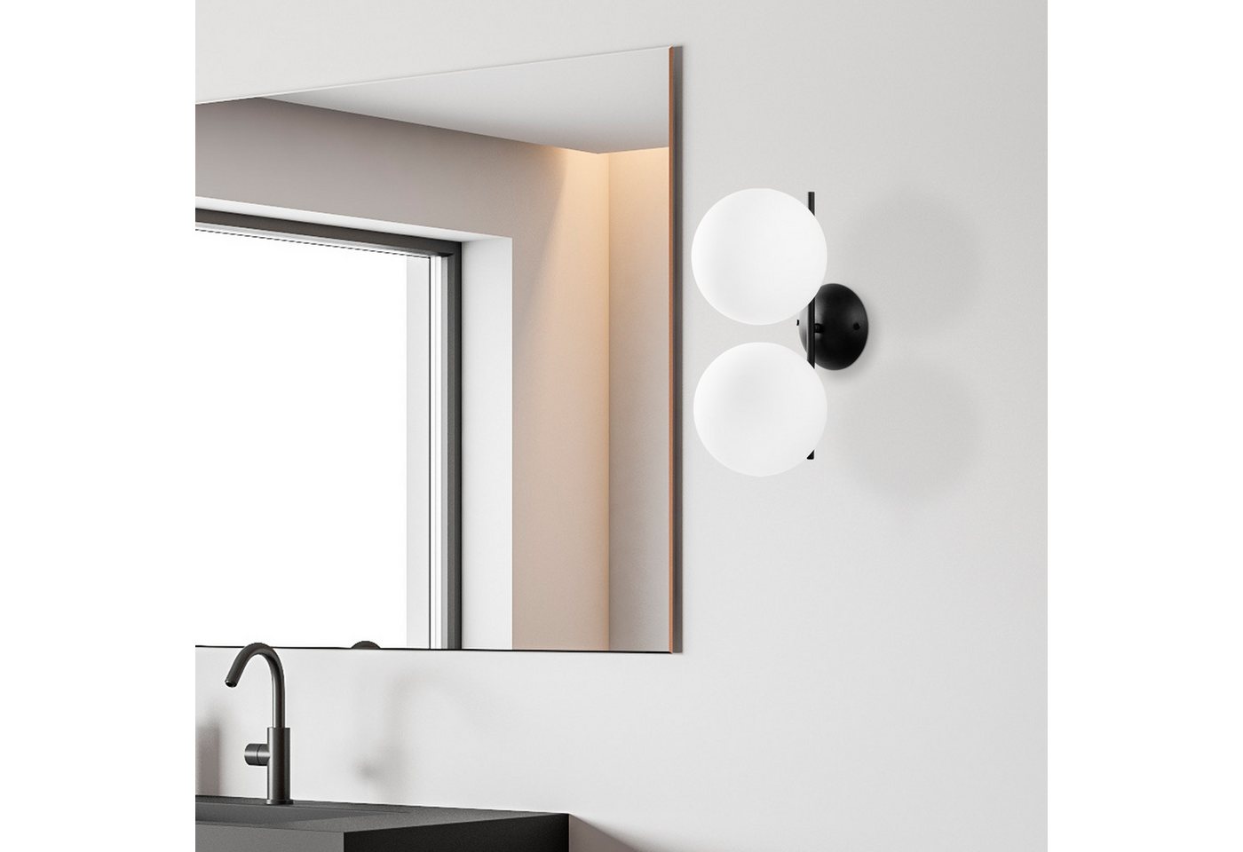 Opviq Wandleuchte METAL BODY, 20 x 27 x 42 cm N2246 von Opviq