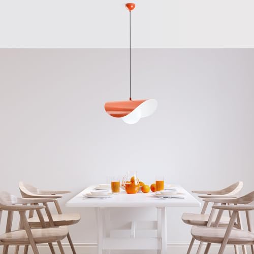 Stylish Orange Chandelier, Metal Body, Adjustable Height 25-112 cm, Ø10 Base Plate, E27 Socket Max 40W, Perfect for Modern Decor | IP20 Rated Stylish Orange Chandelier, Metal Body, Adjustable Height 25-112 cm, Ø10 Base Plate, E27 Socket Max 40W, Perfect for Modern Decor | IP20 Rated von Opviq
