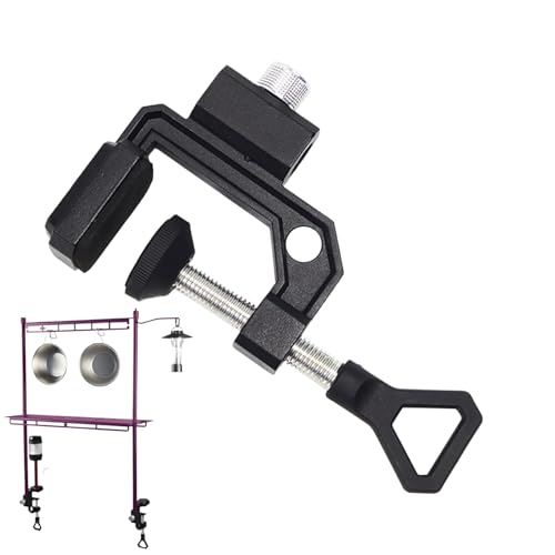 Einstellbare Kamera -Clip -Halterung - Multifunktionalhalterhalter für sichere Befestigung, flexibler Griff mit rotierender Klemme, Zubehör für Camping im Freien, Zuhause, Picknick, Wohnheim, langlebi von Opvonxeh