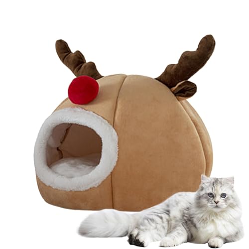 Enclosed Cat Bed, Christmas Cat Cave Bed, Winter Cat Nest, Semi-Enclosed Cat Bed, Indoor Cat Nest, Washable Cat Bed, Dog Tent Bed, Christmas Pet Bed, Cat Cave for Indoor Cats, Cozy Cat Bed for Winter Enclosed Cat Bed, Christmas Cat Cave Bed, Winter Cat Nest, Semi-Enclosed Cat Bed, Indoor Cat Nest, Washable Cat Bed, Dog Tent Bed, Christmas Pet Bed, Cat Cave for Indoor Cats, Cozy Cat Bed for Winter von Opvonxeh