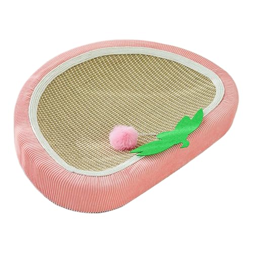 Katzenbett – 22,83 Zoll Kratzkissen zum Krallenschärfen, weiche Schlafmatte mit rutschfester Basis, Tiernest für Kätzchen, Innensofa, Teppich, Boden, Stuhl und Sofa von Opvonxeh