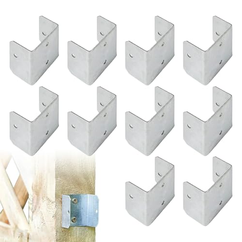 Kennel Clamps Fence Assembly, U-Shape Clamp Bracket Secure Mounting, Multi-Angle Metal Fastener, 1.26x1.26x0.63in Rust-Resistant Support Hardware for Garden Partitions and Farm Use Kennel Clamps Fence Assembly, U-Shape Clamp Bracket Secure Mounting, Multi-Angle Metal Fastener, 1.26x1.26x0.63in Rust-Resistant Support Hardware for Garden Partitions and Farm Use von Opvonxeh