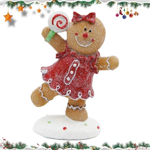 Opvonxeh Dekoration aus – Ornamente aus Kunstharz, 3D, für festliche Feiertage, niedliche Weihnachtsdekoration mit Material, Figuren mit Griff für den Nachttisch, Büro Opvonxeh Dekoration aus – Ornamente aus Kunstharz, 3D, für festliche Feiertage, niedliche Weihnachtsdekoration mit Material, Figuren mit Griff für den Nachttisch, Büro von Opvonxeh