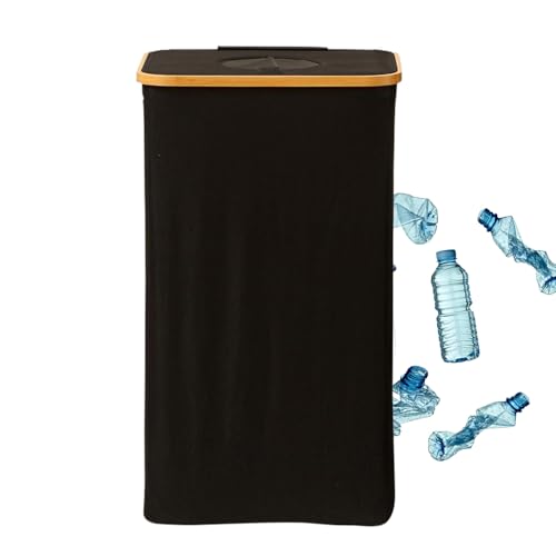 Opvonxeh Recyclingeimer für Küche | Abfalleimer mit integriertem wiederverwendbarem Beutel | Recyclingkorb mit großem Fassungsvermögen für Haus, Büro, Garage, Badezimmer, Außenbereich | Verwendung von Opvonxeh