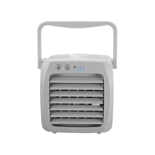 Opvonxeh Ventilator Für Schlafzimmer - 3-Stufen Verdunstungskühler Mit Luftbefeuchter | Windgebläse Für Garage Schlafzimmer Schreibtisch Auto Küche von Opvonxeh