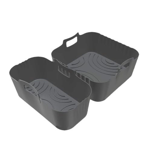 Silicone Air Fryer Liners - 7.24x7.24x3.35 Inches Non Stick Reusable Basket for Easy Cooking, 2 Pieces Steamer Tray with Removable Design, Kitchen Accessory for Baking Oven Restaurant Picnic Silicone Air Fryer Liners - 7.24x7.24x3.35 Inches Non Stick Reusable Basket for Easy Cooking, 2 Pieces Steamer Tray with Removable Design, Kitchen Accessory for Baking Oven Restaurant Picnic von Opvonxeh