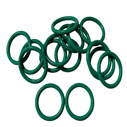 O-Ring Gummi, O-Ring-Ersatz, O-Ringe aus Fluorkautschuk, Nitrilkautschukmaterial, hochtemperaturbeständig, verschleißfest, 16 mm x 2 mm (10 Stück), 11,5 mm x 2 mm (30 Stück) (Size : 15mmx2mm(20pcs)) von OqcEha