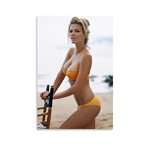 OqcEha Brooklyn Decker Poster Superstar Wohnkultur Wandkunst Hängender Bild Druck Schlafzimmer Dekorative Gemälde Zimmer Ästhetisch 20 x 30 cm von OqcEha