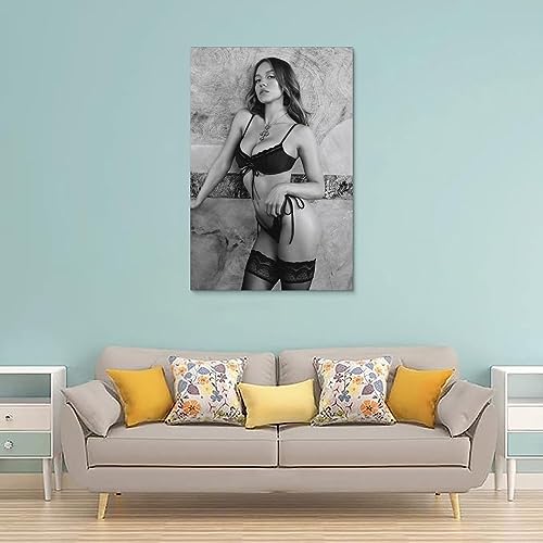 OqcEha Sydney Sweeney Vintage-Poster, Schauspielerin, Zimmer, ästhetischer Druck, Kunst, Wandgemälde, Leinwand, Geschenke, moderne Schlafzimmer-Dekoration, 50 x 75 cm von OqcEha