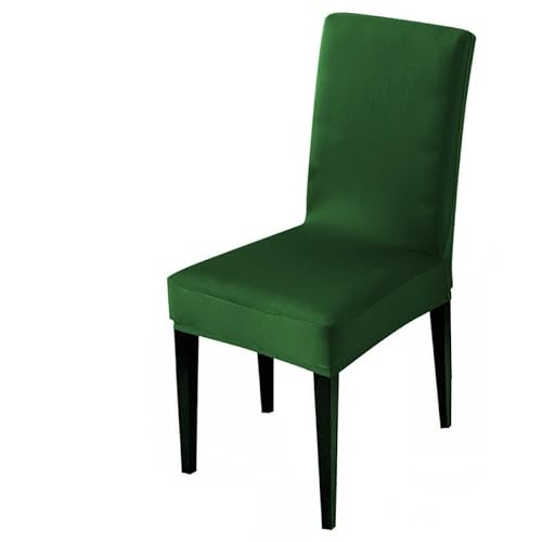 Stretch Stuhl Slipcover, waschbar Stuhl Protector, 1/2/4/6 Pieces Jacquard Fabric Chair Cover Universal Size Chair Covers Seat Slipcovers(Color : N, Size : 1 Piece) ( Color : Polyester green , Size : von OqcEha