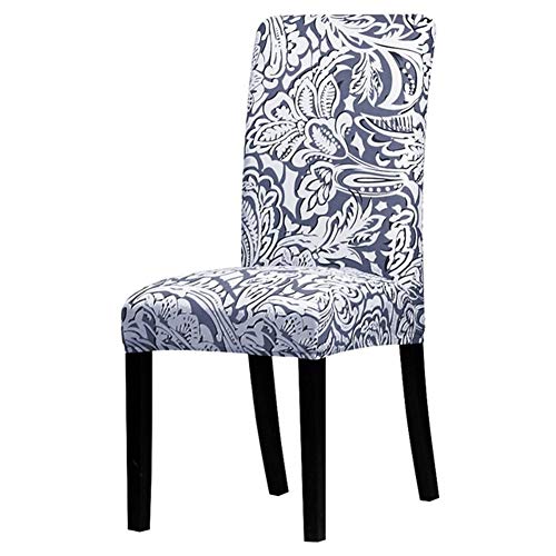 Stretch Stuhl Slipcover, waschbar Stuhl Protector, 2 Pcs Printed Flower Universal Size Chair Cover Stretch Seat Chair Covers For Wedding Banquet Restaurant Hotel Dining Living Room ( Color : 126002 , von OqcEha