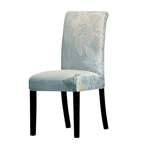 Stretch Stuhl Slipcover, waschbar Stuhl Protector, 2 Pcs Printed Flower Universal Size Chair Cover Stretch Seat Chair Covers For Wedding Banquet Restaurant Hotel Dining Living Room ( Color : K321 , Si von OqcEha