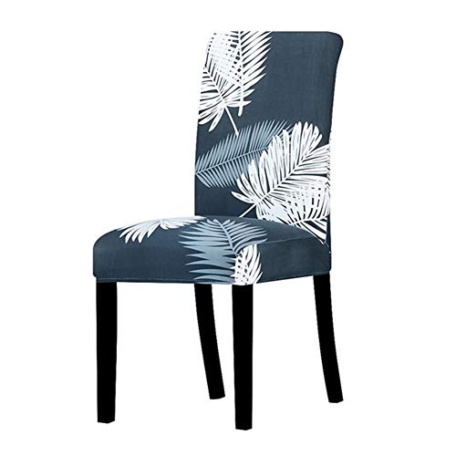 Stretch Stuhl Slipcover, waschbar Stuhl Protector, 2 Pcs Printed Flower Universal Size Chair Cover Stretch Seat Chair Covers For Wedding Banquet Restaurant Hotel Dining Living Room ( Color : K326 , Si von OqcEha