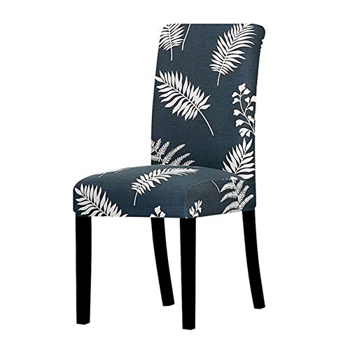 Stretch Stuhl Slipcover, waschbar Stuhl Protector, 2 Pcs Printed Flower Universal Size Chair Cover Stretch Seat Chair Covers For Wedding Banquet Restaurant Hotel Dining Living Room ( Color : K330 , Si von OqcEha