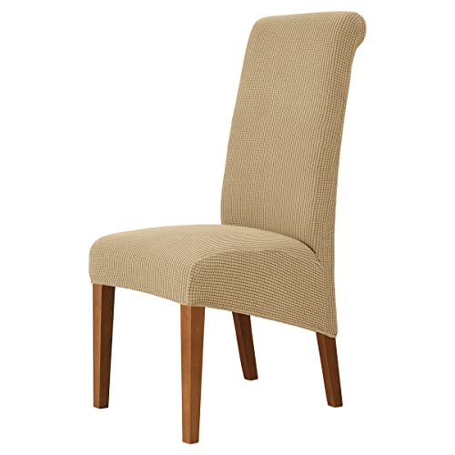 Stretch Stuhl Slipcover, waschbar Stuhl Protector, for Dining Room Hotel XL M Size Jacquard Extra Large Stretch Spandex Chair Covers Washable (Color : 2, Size : M size (45-58cm)) ( Color : 3 , Size : von OqcEha