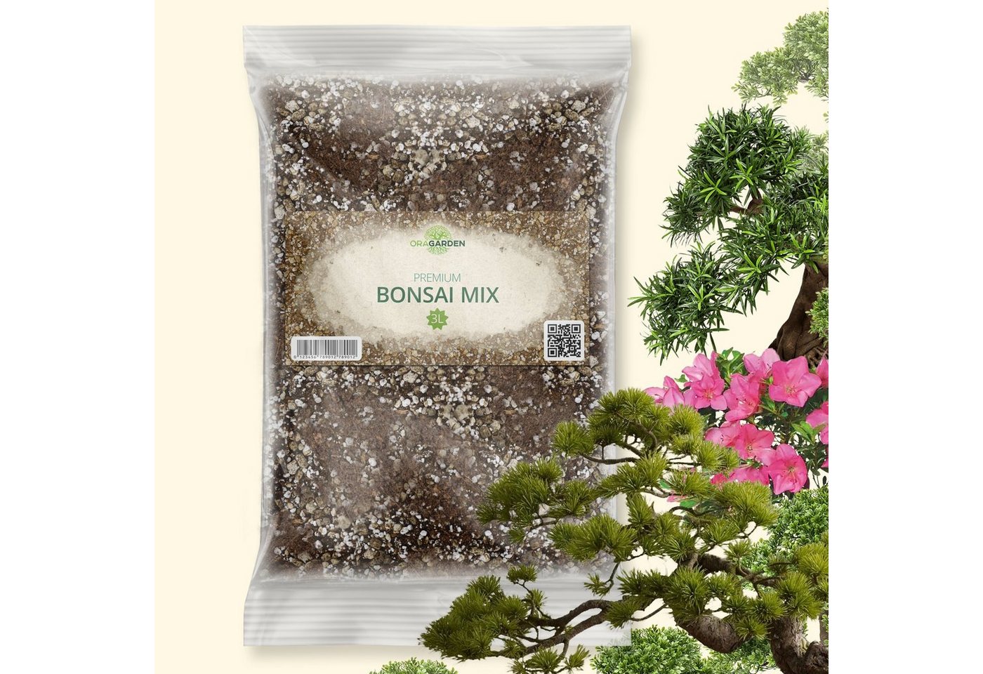 OraGarden Gartenbau-Substrat Bonsai Mix, mit Wurmhumus von OraGarden