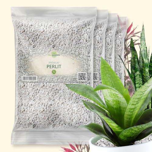 OraGarden Premium Perlite für Pflanzen, Gärten, Universal Körnung 2-6 mm (12L) von OraGarden