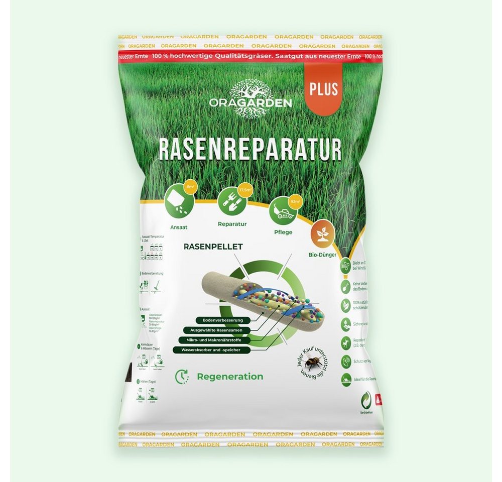 OraGarden Spezialerde OraGarden Rasenpellets Regeneration Plus, (Packung) von OraGarden