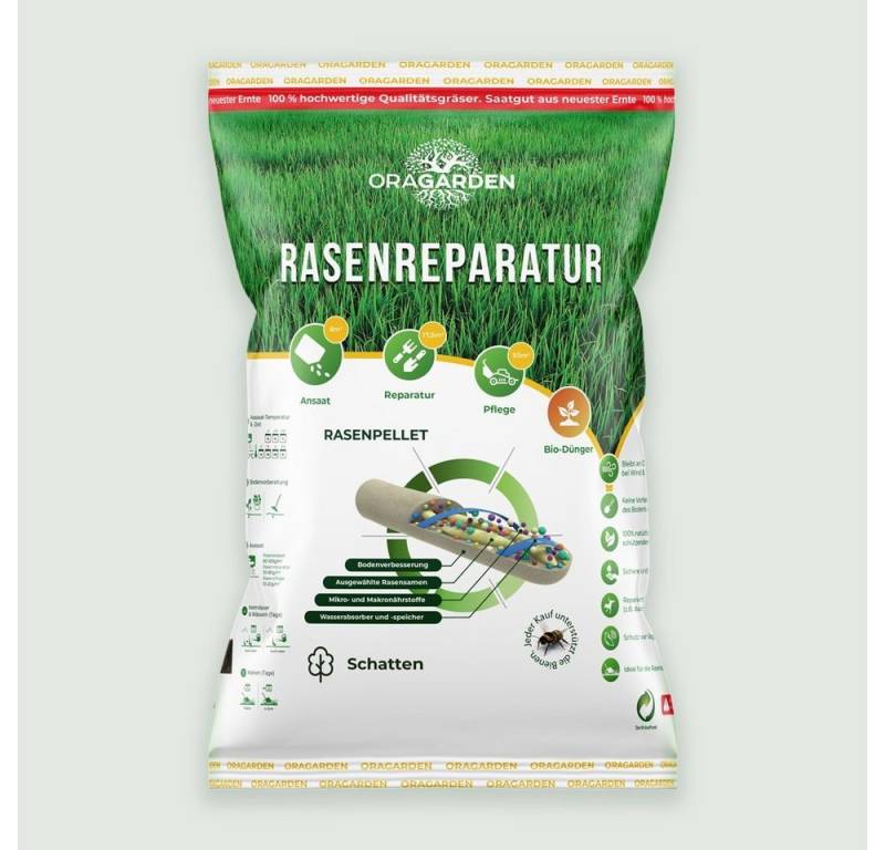OraGarden Spezialerde Rasenpellets Schatten und Halbschatten Basic von OraGarden