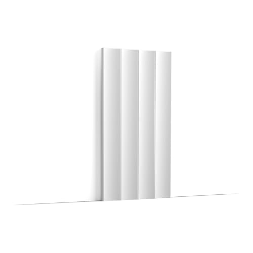 3D Wandpaneel Orac Decor W114 MODERN VALLEY XL Wandpaneel Zierelement modernes Design weiß 2 m von Orac Decor