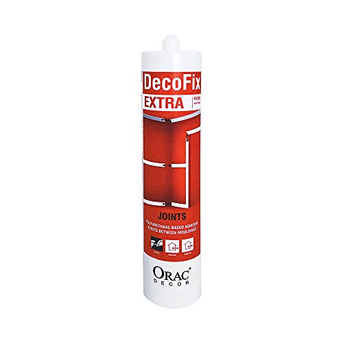 Montagekleber für Stoßstellen und Nahtverbindung innen und außen Orac Decor FX400 DecoFix Ultra Kartusche 270 ml von Orac Decor