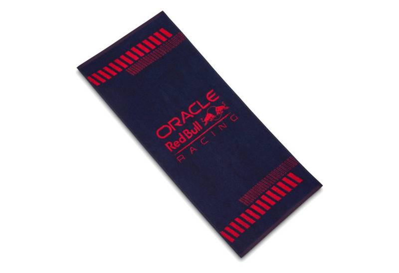 Oracle Red Bull Racing Handtuch Badetuch Logo, (Dunkelblau, Rot) von Oracle Red Bull Racing