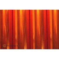 Oracover 21-069-010 Bügelfolie (L x B) 10m x 60cm Orange (transparent) von Oracover