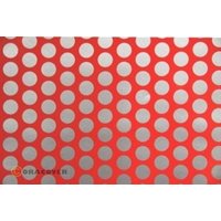 Oracover 90-021-091-002 Plotterfolie Easyplot Fun 1 (L x B) 2m x 60cm Rot, Silber von Oracover