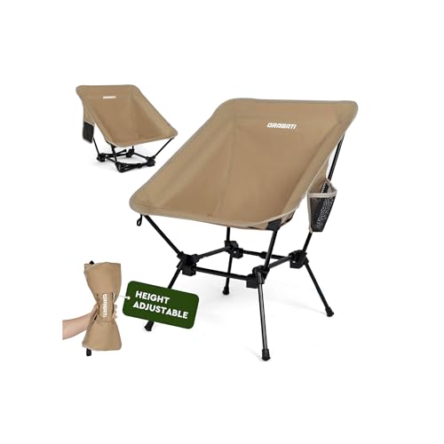 Oragati Leichter Campingstuhl, tragbarer Klappstuhl für Camping, Rucksackreisen, Strand, Wandern, Outdoor, Picknick, Khaki Oragati Leichter Campingstuhl, tragbarer Klappstuhl für Camping, Rucksackreisen, Strand, Wandern, Outdoor, Picknick, Khaki von Oragati