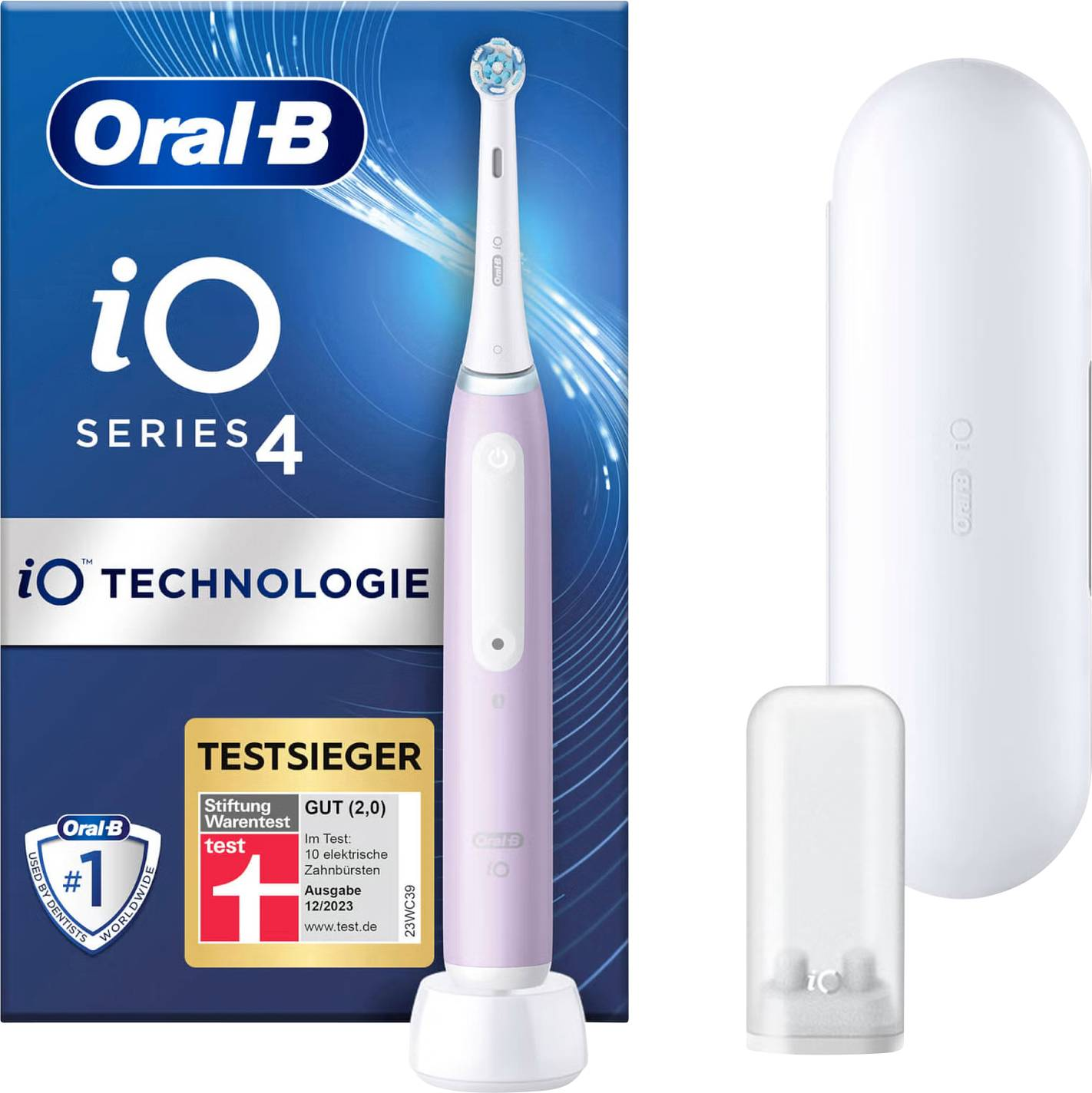 Oral B I O Series 4 Elektrische Zahnbürste Lavendel Zahnpflege Bluetooth Timer B-Ware Oral B I O Series 4 Elektrische Zahnbürste Lavendel Zahnpflege Bluetooth Timer B-Ware von Oral-B