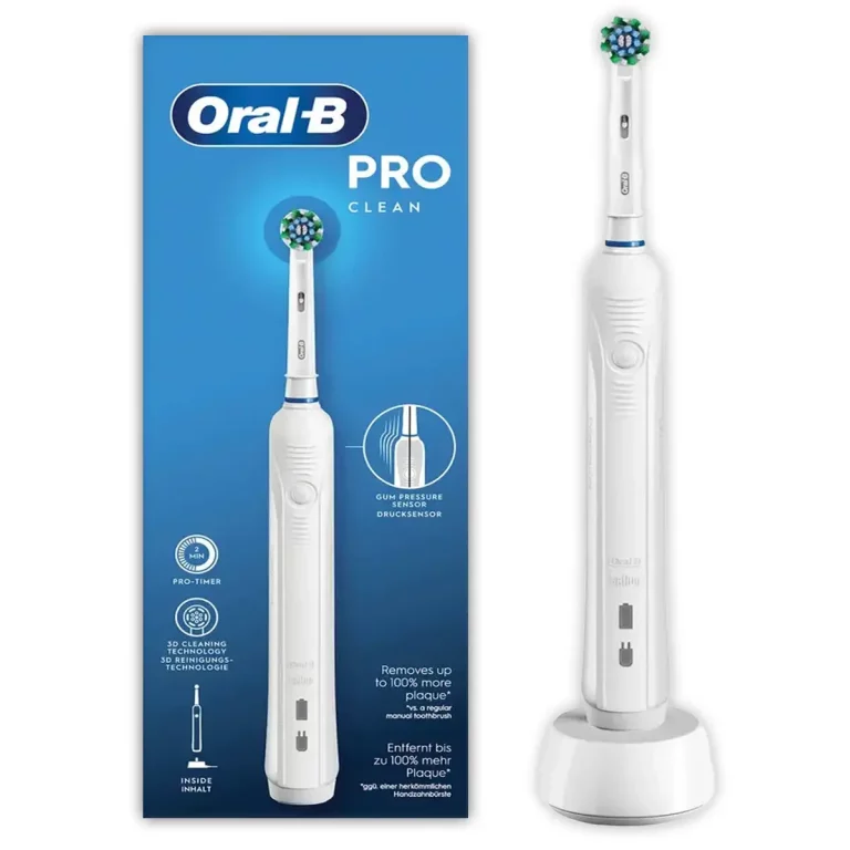 Oral B Pro 1 Clean Elektrische Zahnbürste Weiß Timer Pulsierend Oszillierend B-Ware Oral B Pro 1 Clean Elektrische Zahnbürste Weiß Timer Pulsierend Oszillierend B-Ware von Oral-B