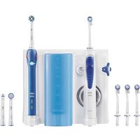 Oral-B Pro 2000 + OxyJet 80311065 Elektrische Zahnbürste, Munddusche Weiß, Dunkelblau von Oral-B