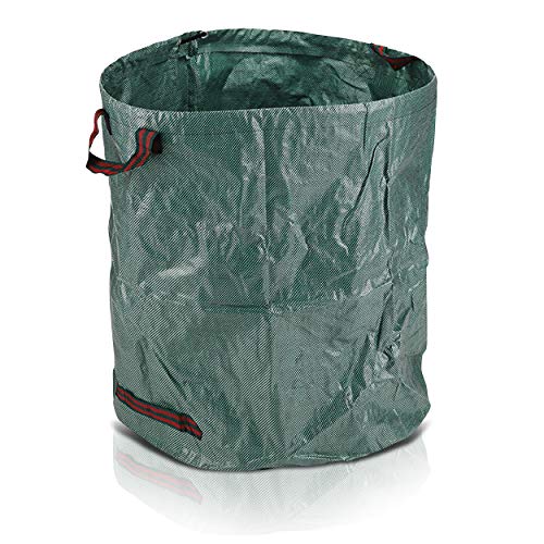 Oramics Gartensack Laubsack – 272 Liter 67 x 75 cm – Gartenabfallsack aus wasserabweisendem Polypropylen mit 4 Griffen zum einfachen Transportieren und Entleeren (1 Stück) von Oramics