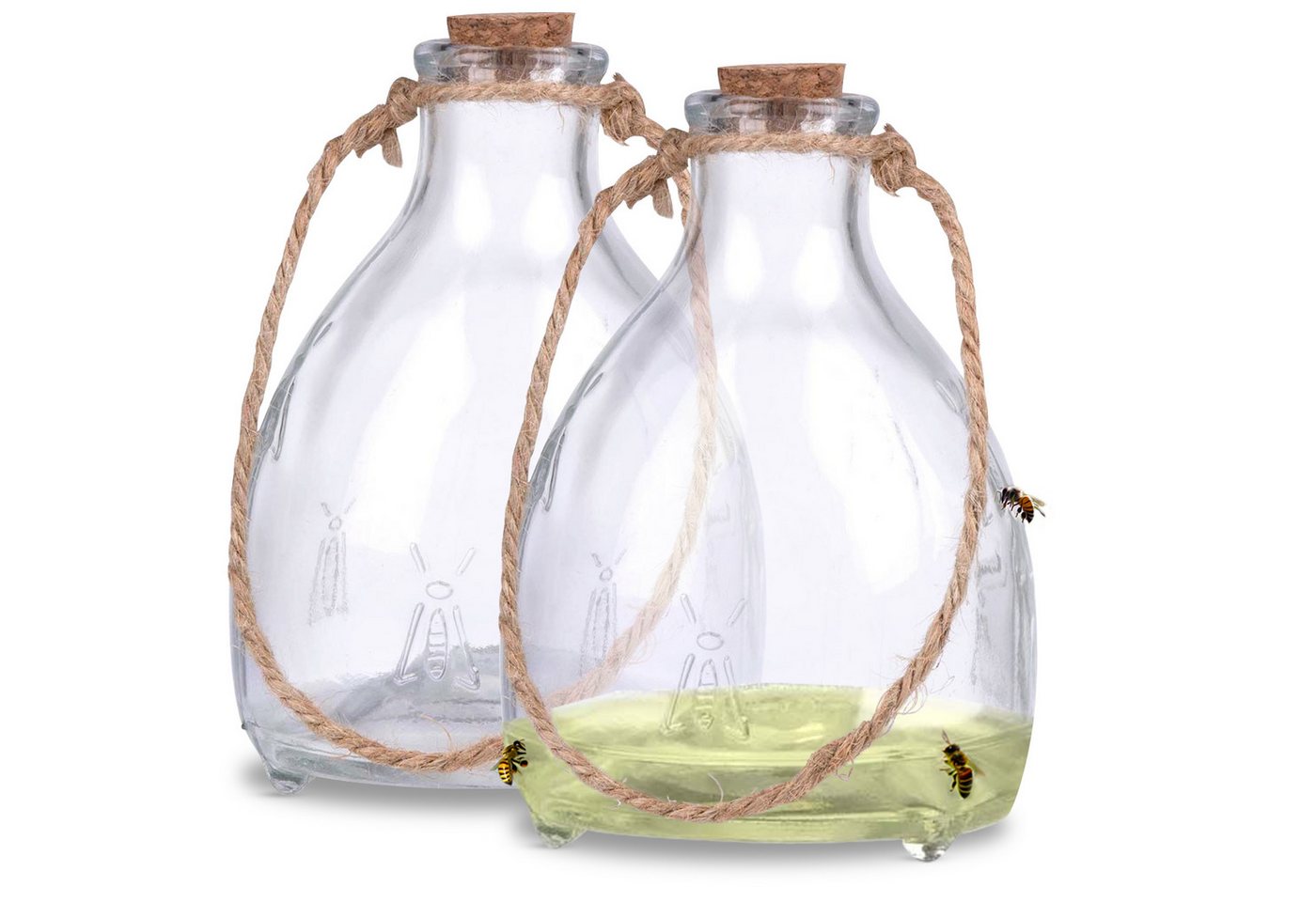 Oramics Insektenfalle Glas Wespenfalle Wespen Hornissen Abwehr Lebendfalle Wespenfänger, Lebendfalle als Wespenabwehr für Balkon, Garten und Terrasse Oramics Insektenfalle Glas Wespenfalle Wespen Hornissen Abwehr Lebendfalle Wespenfänger, Lebendfalle als Wespenabwehr für Balkon, Garten und Terrasse von Oramics