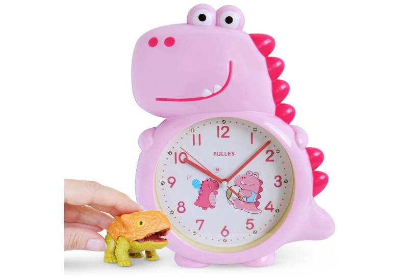 Oramics Wanduhr Kinderwanduhr ohne Ticken Kinderuhr Kinderzimmer Uhr Quarz 3D (3D-Design farbenfrohe Kinder-Wanduhr mechanisch analog sehr leise) von Oramics