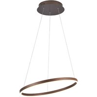 Orange One Modena Ring LED Pendelleuchte Ø: 60 cm, brushed coffee von Orange One