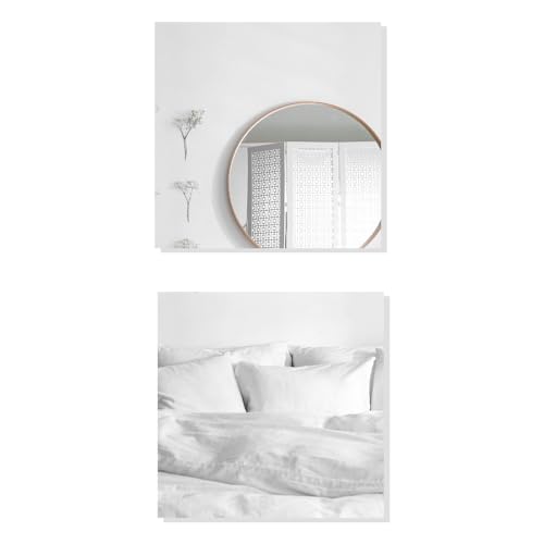 MISOU Selbstklebend Spiegel - Quadratisch - 2er Set - 40x40cm MISOU Selbstklebend Spiegel - Quadratisch - 2er Set - 40x40cm von Orange85