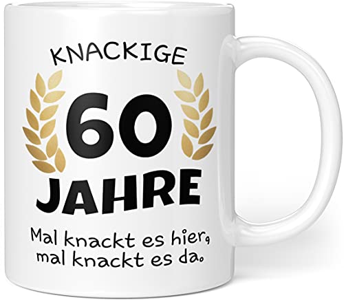 Knackige 60 Jahre Geburtstag | Geschenk zum 60. Geburtstag | Tasse mit lustigem Spruch Geschenkideen (Zum 60. Geburtstag) von Orange9