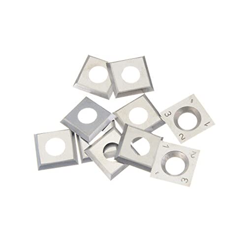 OrangeClub 10 Stück Wendemesser Wendeklinge Hartmetallklinge 30° 14x14x2mm für Lackfräse METABO LF724S Kit OrangeClub 10 Stück Wendemesser Wendeklinge Hartmetallklinge 30° 14x14x2mm für Lackfräse METABO LF724S Kit von OrangeClub