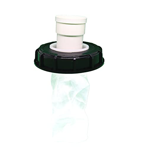 OrangeClub IBC Deckelfilter IBC Tankdeckel Regenwasserfilter Filterabdeckung für Regenwassertank IBC Tank Zubehör 163 245mm Wiederverwendbar (163MM Schwarzer Gerader Kopf) von OrangeClub