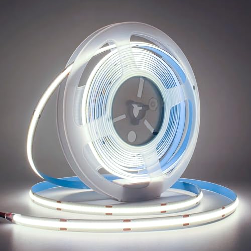 Oraymin LED Strip 5m, COB LED Streifen Natürliches Weiß 4000K von Oraymin