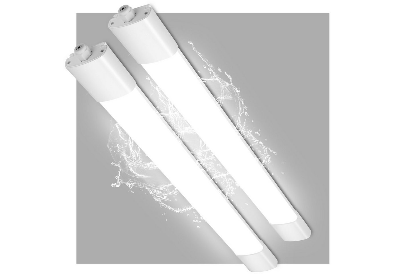 Oraymin Deckenleuchten Deckenlampe LED Küchenlampe LED Deckenleuchte 4000K Lampe Decke 2PCS, IP65, LED fest integriert, Neutralweiß, für Lagerhallen, Flure, Büros, IP65, Bad Lampen Decke Oraymin Deckenleuchten Deckenlampe LED Küchenlampe LED Deckenleuchte 4000K Lampe Decke 2PCS, IP65, LED fest integriert, Neutralweiß, für Lagerhallen, Flure, Büros, IP65, Bad Lampen Decke von Oraymin