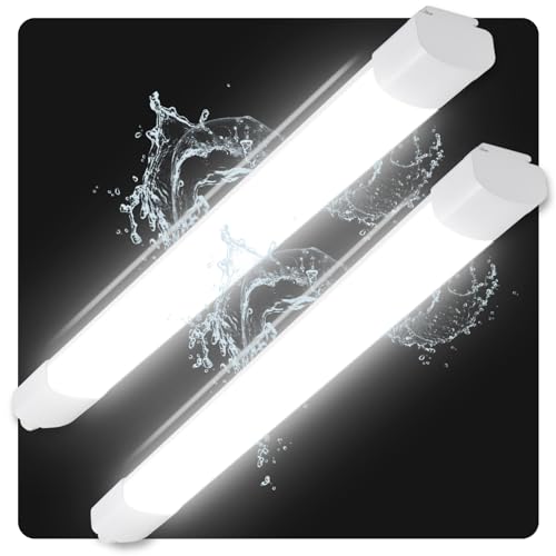 Oraymin Feuchtraumleuchte Led 120CM 2er Pack 36W, 4000LM Led Werkstatt Deckenleuchte 4000K Neutralweiß, IP65 Wasserdicht 120CM LED Röhre, für Feuchtraum Bad Garage Keller Oraymin Feuchtraumleuchte Led 120CM 2er Pack 36W, 4000LM Led Werkstatt Deckenleuchte 4000K Neutralweiß, IP65 Wasserdicht 120CM LED Röhre, für Feuchtraum Bad Garage Keller von Oraymin