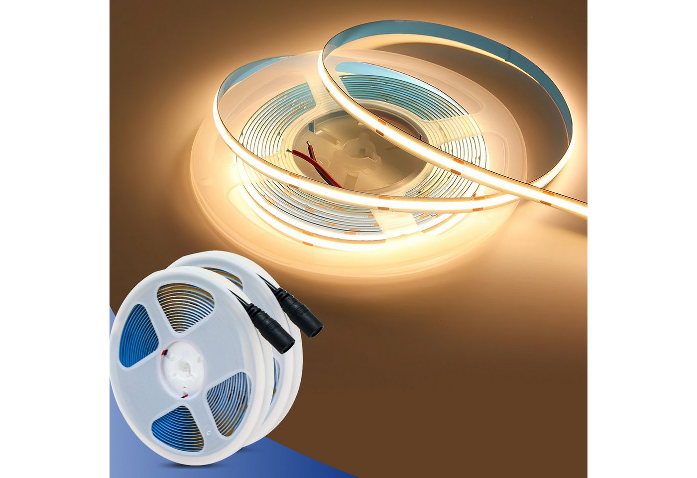 Oraymin LED-Streifen 2M 3000K Warmweiß LED Stripe 24V Schrankleuchte 90LM/W, LED Stripe 2M 3000K Warmweiß 24V Schrankleuchte 90LM/W von Oraymin