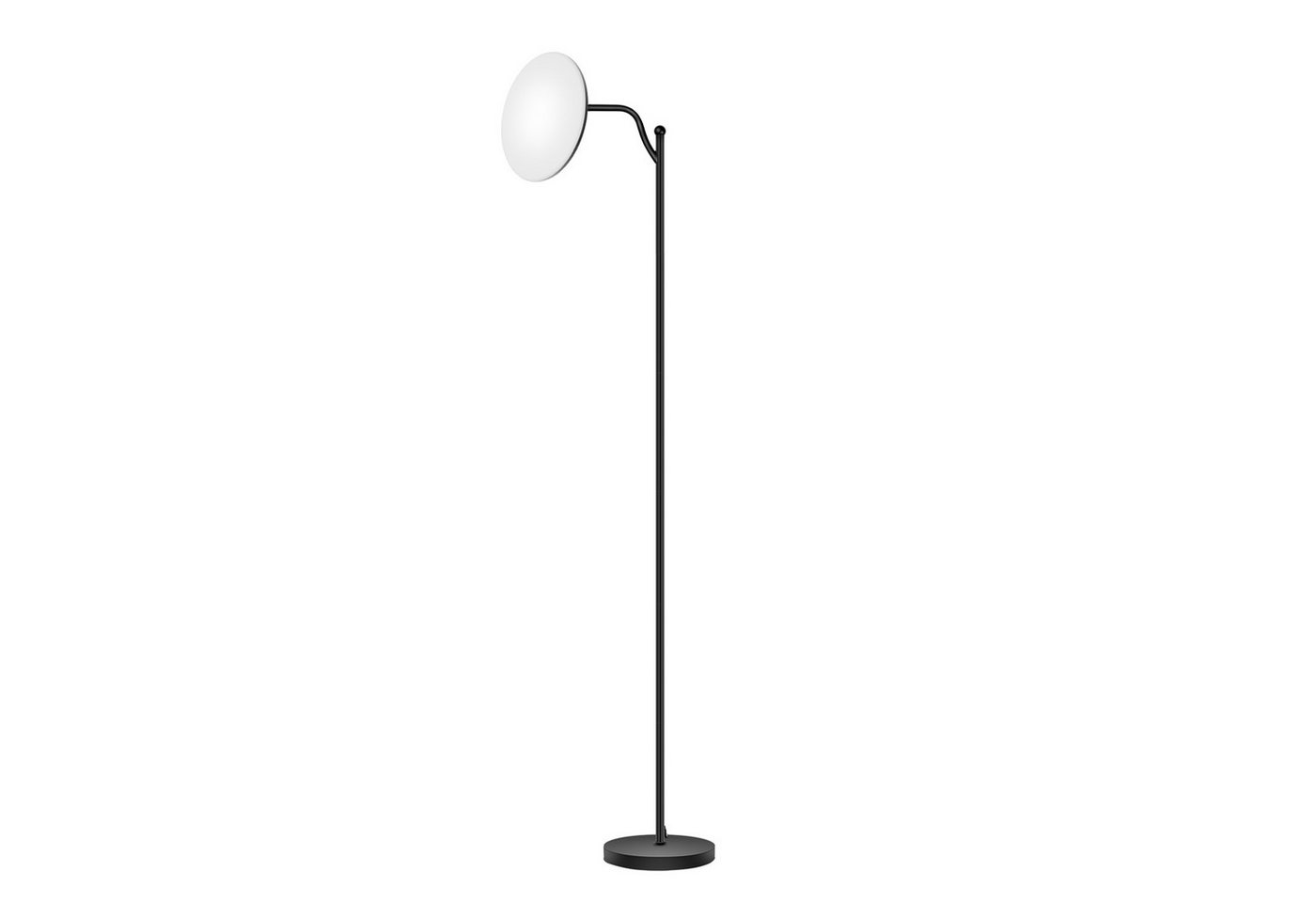 Oraymin LED Stehlampe Stufenlos Dimmbar Drehbar Fernbedienung Leselampe 32W Stehleuchte, 3000K, LED fest integriert, Warmweiß, Neutralweiß, Kaltweiß, LED Stehlampe Dimmbar Drehbar Fernbedienung 32W 4 voreingestellten von Oraymin