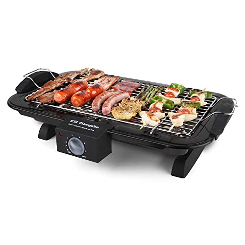 Orbegozo BCT 3850 Tischgrill, rechteckig, 2200 W, Elektroanschluss, 230 V, Schwarz von Orbegozo