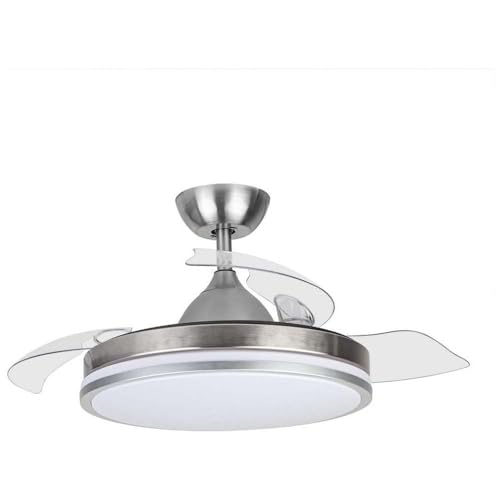 Orbegozo CP 121105 Ventilador de Techo Con Aspas Retráctiles y Luz 35W Blanco/Níquel von Orbegozo