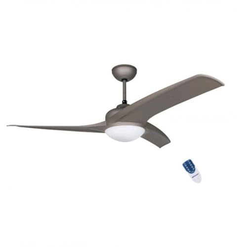 Orbegozo CP – Deckenventilator mit Licht und Fernbedienung, 3 Rotorblätter 135 cm braun von Orbegozo