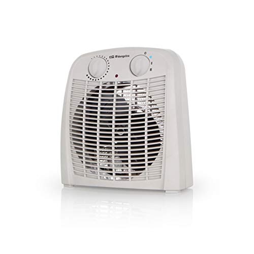 Orbegozo FH 7000 - Bad-Heizung, zwei Hitzestufen und Ventilatorfunktion für kalte Luft, 2000 W Leistung von Orbegozo