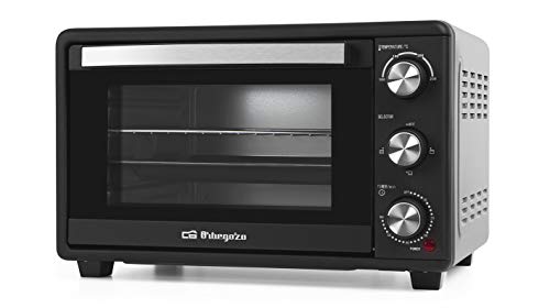 Orbegozo HO 255 - Elektrischer Mini-Backofen, 25 Liter, Timer, einstellbare Temperatur, Krümelschubalde, 1500 W von Orbegozo